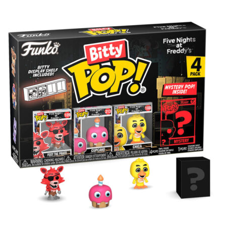 MER FUNKO POP! FIVE NIGHTS AT FREDDYS: BITTY POP 4 PACK FOXY/CUPCAKE/CHICA