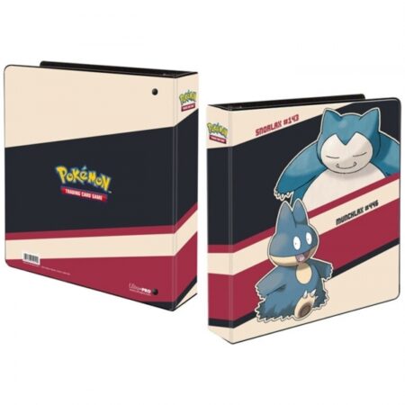ACC CARTAPACIO COLLECTORS ALBUM 3 ANILLAS POKEMON SNORLAX & MUNCHLAX