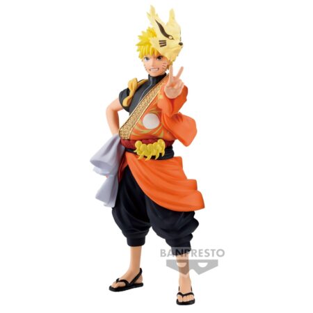 MER FIGURA: NARUTO UZUMAKI FIG 16 CM NARUTO SHIPPUDEN 20 TH ANNIVERSARY COSTUME