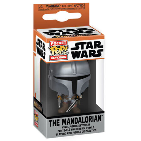MER FUNKO POP! LLAVERO: STAR WARS THE MANDALORIAN DARKSIDE