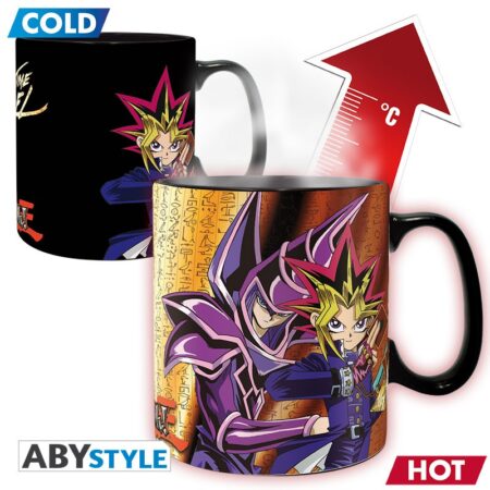 MER TAZA: YU-GI-OH! HEAT CHANGE 460ML YUGI & KAIBA