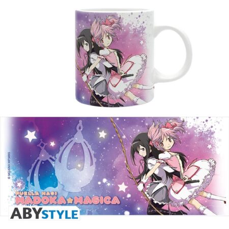 MER TAZA: MAGI MADOKA MAGICA MADOKA & HOMURA 320ML
