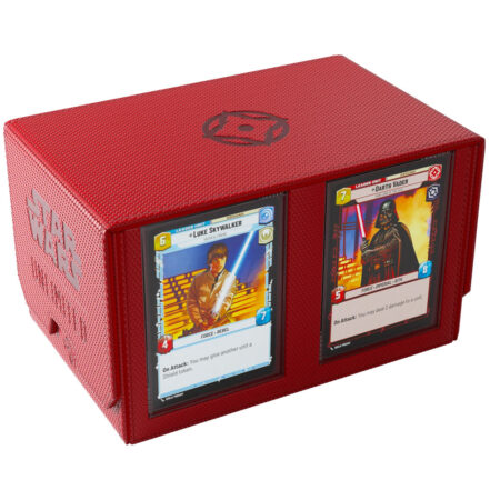 ACC DECK BOX STAR WARS UNLIMITED DOUBLE DECK POD RED