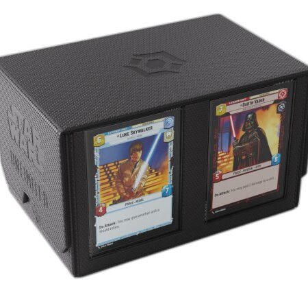 ACC DECK BOX STAR WARS UNLIMITED DOUBLE DECK POD BLACK