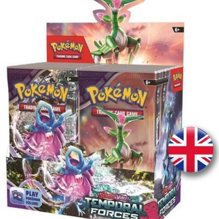 JCC POKEMON FUERZAS TEMPORALES: BOOSTER BOX- INGLES