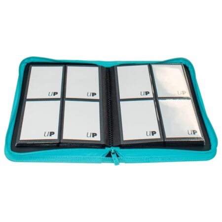 ACC ULTRAPRO PORTAFOLIO 4 BOLSILLOS PRO-BINDER ZIPPERED AZUL CIELO