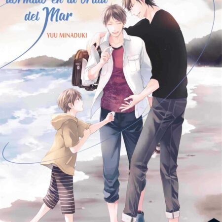 COM EL POLLUELO DORMIDO EN LA ORILLA DEL MAR