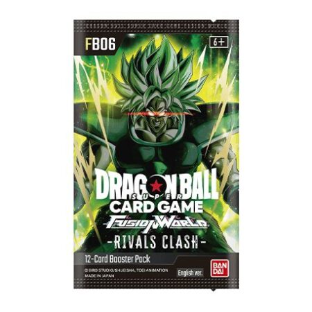 JCC DRAGON BALL CARD GAME FB06: FUSION WORLD RIVALS CLASH BOOSTER PACK - INGLES