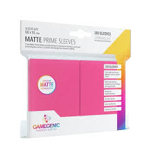 ACC GAMEGENIC PACK MATTE PRIME SLEEVES PINK 100UND