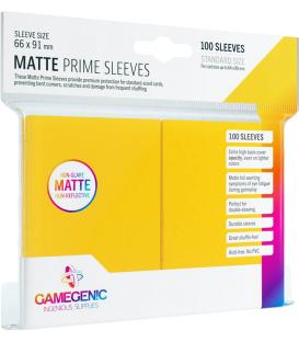 ACC GAMEGENIC PACK MATTE PRIME SLEEVES YELLOW 100UND