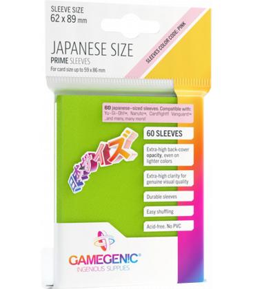 ACC FUNDAS GAMEGENIC: PRIME JAPANESE SLEEVES LIME 62X89MM