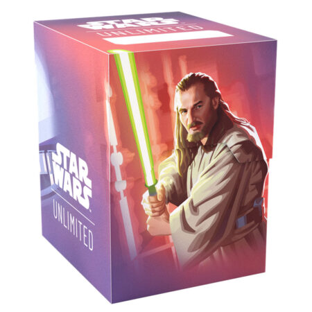 ACC DECK BOX SW UNLIMITED SOFT CRATE SET 05 QUI-GON JINN