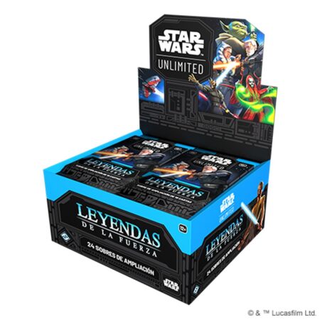 JCC STAR WARS UNLIMITED LEYENDAS DE LA FUERZA: CAJA DE SOBRE