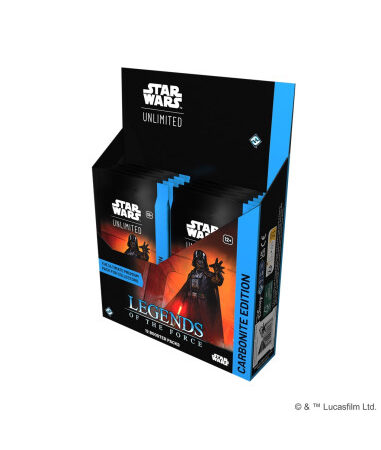 JCC STAR WARS UNLIMITED LEYENDAS DE LA FUERZA: CARBONITE EDITION BOOSTER BOX