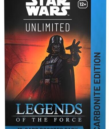 JCC STAR WARS UNLIMITED LEYENDAS DE LA FUERZA: CARBONITE EDITION BOOSTER PACK