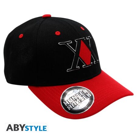 MER GORRA: HUNTER X HUNTER REGRO Y ROJO EMBLEMA