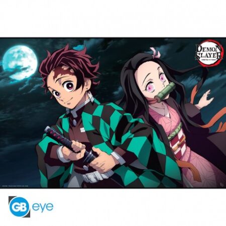 MER POSTER: DEMON SLAYER - TANJIRO Y NEZUKO 91.5X61