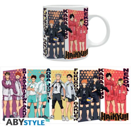 MER TAZA: HAIKYU - EQUIPOS RIVALES 320ML