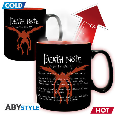 MER TAZA: DEATH NOTE - L Y LIGERA TERMOSENSIBLE 460ML