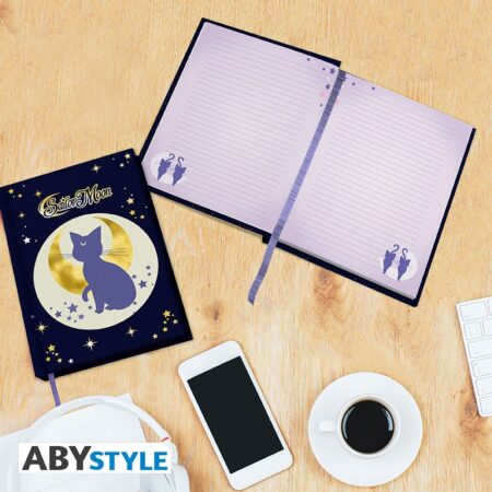 MER CUADERNO PREMIUM: SAILOR MOON - LUNA Y ARTEMISA A5