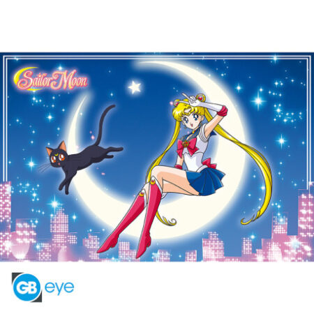 MER POSTER: SAILOR MOON - SAILOR MOON Y LUNA 91.5X61