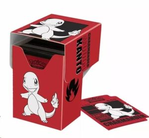 ACC DECK BOX POKEMON CHARMANDER ROJA