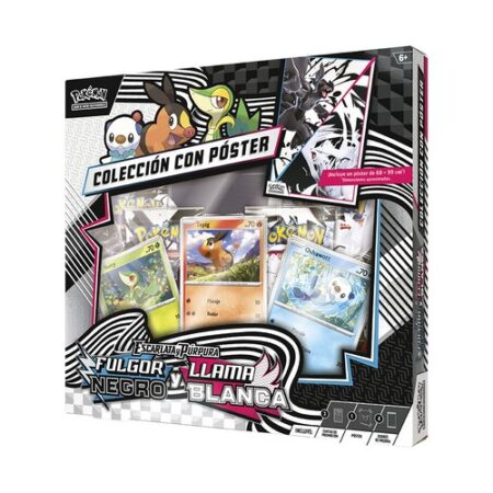 JCC POKEMON FULGOR NEGRO Y LLAMA BLANCA: COLECCION CON POSTER SV10.5