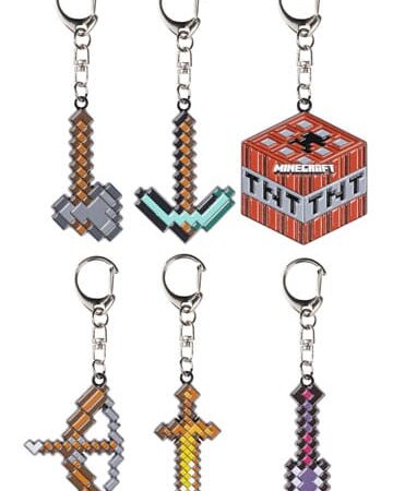 MER LLAVERO: MINECRAFT METALICO