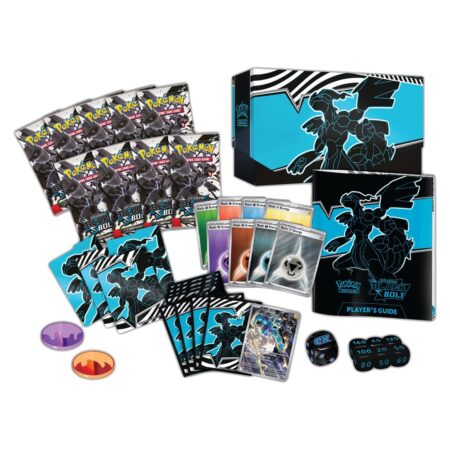 JCC POKEMON FULGOR NEGRO Y LLAMA BLANCA: CAJA ENTRENADOR ELITE ZEKROM