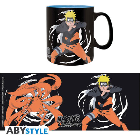 MER TAZA: NARUTO SHIPPUDEN - NARUTO Y KURAMA 460ML