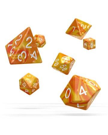 ACC OAKIE DOAKIE DICE DADOS R PG-SET 7 GEMIDICE - SUNSTONE