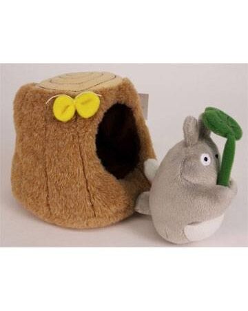 MER PELUCHE: TOTORO EN TRONCO DE ARBOL
