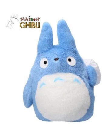 MER PELUCHE MI VECINO TOTORO - TOTORO AZUL CON BOLSA BLANCA 24CM