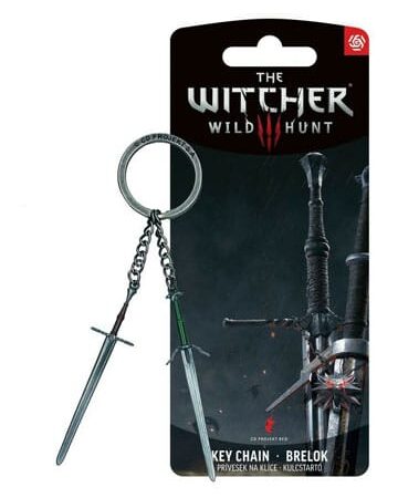 MER LLAVERO THE WITCHER WILD HUNT III - DOS ESPADAS