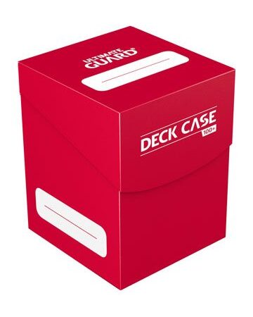 ACC DECK BOX ULTIMATE GUARD DECK CASE 100+ TAMAÑO ESTANDAR RED