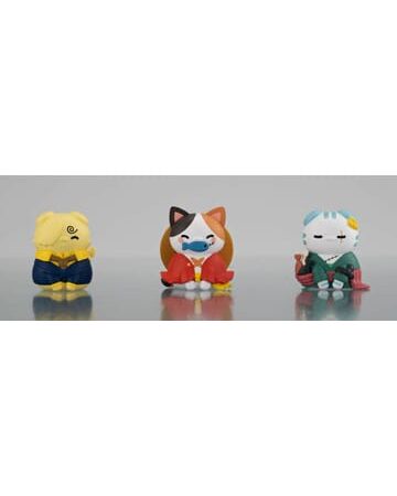 MER FIGURA MINO PACK 3 ONE PIECE - NYAN MEGACAT - HAPPY TRIO 3CM