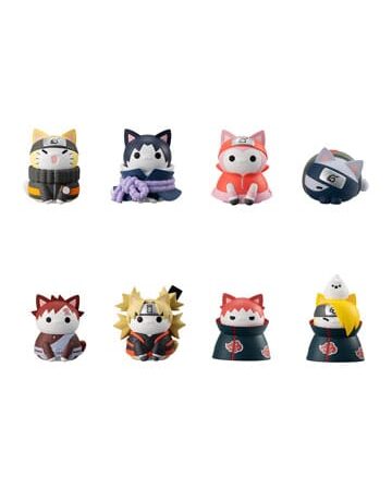 MER FIGURA MEGA CAT NARUTO SHIPPUDEN 3 CM - BATTLE WITH AKATSUKI