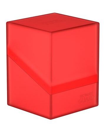 ACC DECK BOX ULTIMATE GUARD BOULDER DECK CASE 100+ TAMAÑO ESTANDAR - RUBY
