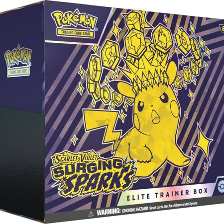 JCC POKEMON SV08 CHISPAS FULGURANTES CAJA ENTRENADOR ELITE - INGLES