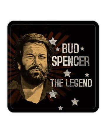 MER POSAVASOS: BUD SPENCER - THE LEGEND 10X10 CM