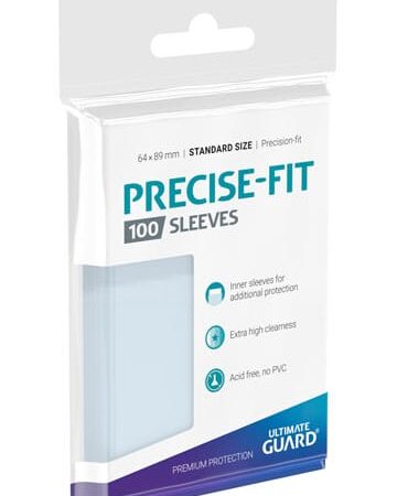 ACC ULTIMATE GUARD PRECISE-FIT TAMAÑO ESTANDAR TRANSPARENTE (100)