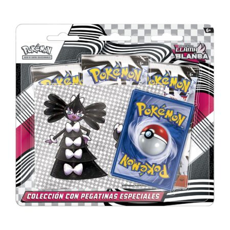JCC POKEMON: LLAMA BLANCA - COLECCION CON PEGATINAS ESPECIALES