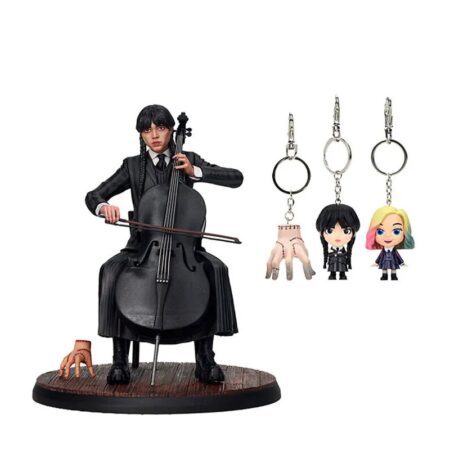 MER FIGURA: WEDNESDAY VIOLONCHELO FIGURA + REGALO LLAVERO FIGURATIVO