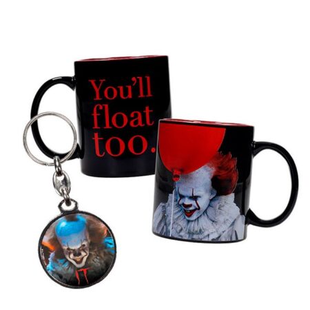 MER TAZA: IT PENNYWISE TAZA + REGALO LLAVERO METALICO