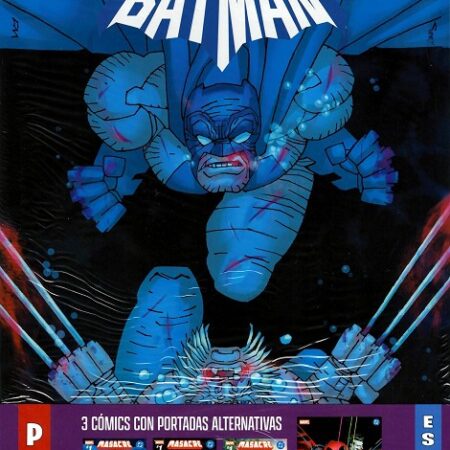 COM MASACRE/BATMAN 01 PACK 3 VARIANT COVERS + POSTER