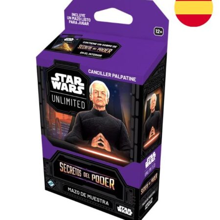 JCC STAR WARS UNLIMITED: SECRETOS DEL PODER MAZO CANCILLER PALPATINE