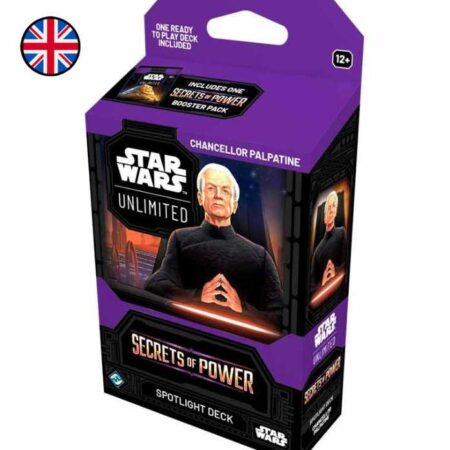 JCC STAR WARS UNLIMITED: SECRETOS DEL PODER MAZO CANCILLER PALPATINE - INGLES