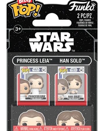 MER FUNKO POP!: STAR WARS EP 5. EL IMPERIO CONTRAATACA - BITTY POPS LEIA Y HAN S