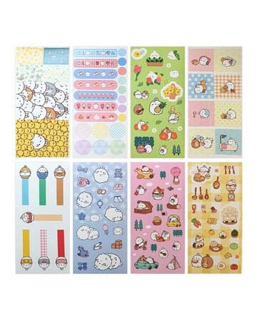 MER PEGATINAS: MOLANG HAPPY DAYS