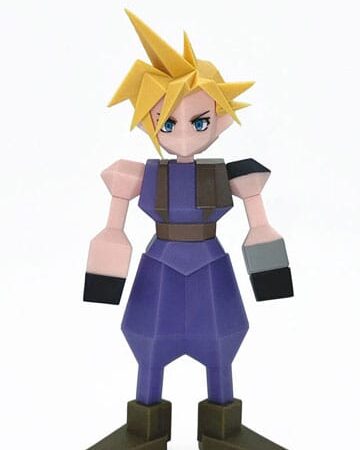 MER FIGURA: FINAL FANTASY VII POLYGON CLOUD STRIFE 15CM